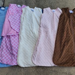 5 winter halo sleep sacks (size small)